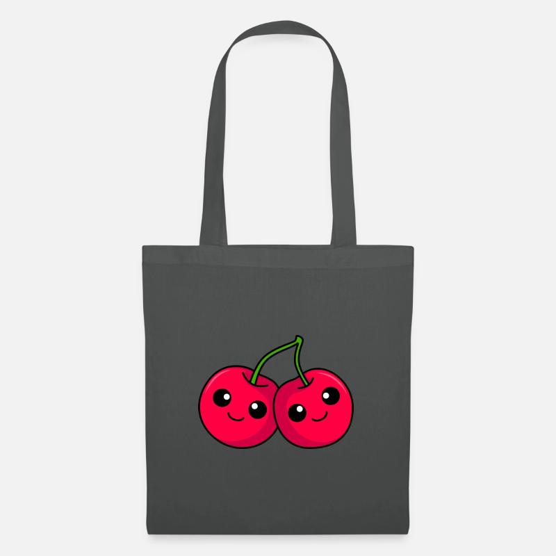 Cherry Comic - Tote Bag - graphite grey