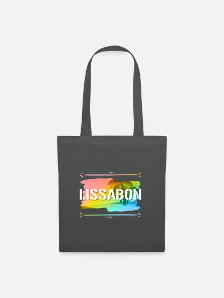 Lissabon - Stoffbeutel - Graphite