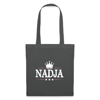 Nadja - Sac en tissu - gris graphite - Devant