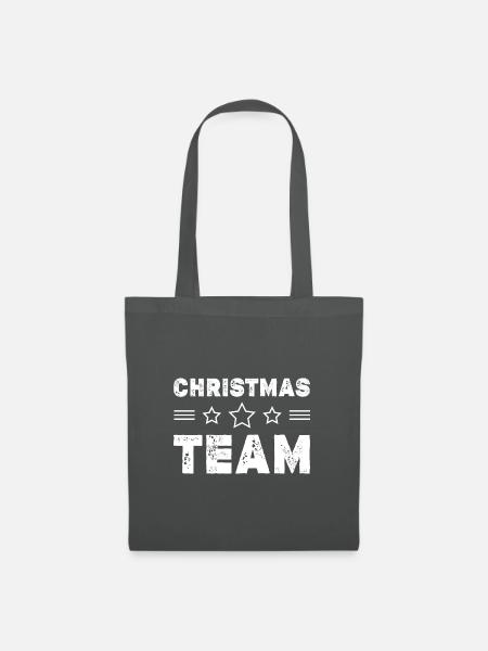 Christmas Team - Stoffbeutel - Graphite