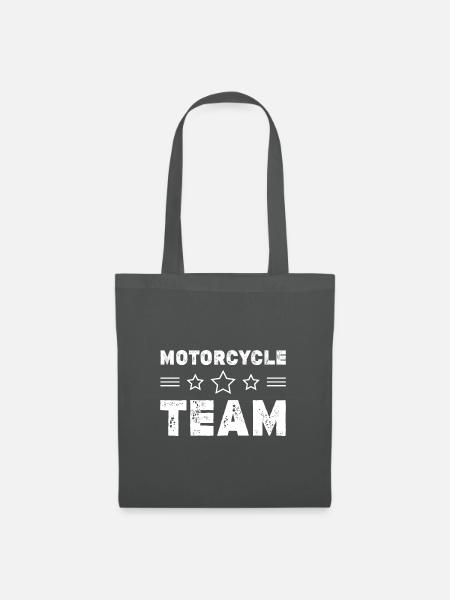 Motorcycle Team - Stoffbeutel - Graphite