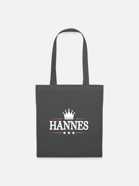 Hannes - Stoffbeutel - Graphite