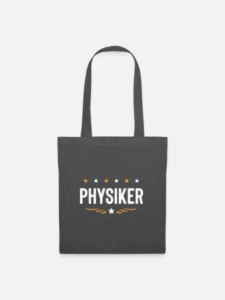 Physiker Beruf - Stoffbeutel - Graphite