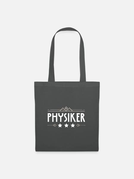 Physiker Beruf - Stoffbeutel - Graphite