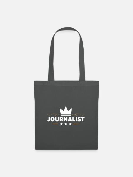 Journalist Beruf - Stoffbeutel - Graphite