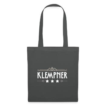 Klempner Beruf - Stoffbeutel - Graphite - Vorne