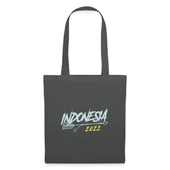 Indonesia 2022 - Stoffbeutel - Graphite - Vorne
