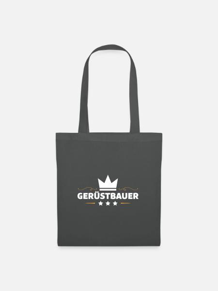Gerüstbauer Beruf - Stoffbeutel - Graphite