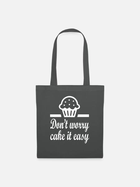 Backen Baking - Stoffbeutel - Graphite