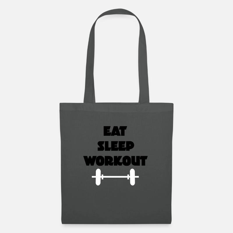 workout - Stoffbeutel - Graphite