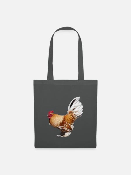 Cochins sind eine der größten Hühnerrassen - Stoffbeutel - Graphite