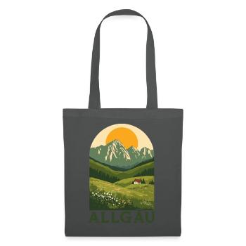 Allgäu Alpine Nature - Stoffbeutel - Graphite - Vorne