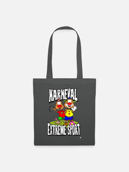 Karneval Extreme Sport köln Alaaf Kostüm Clown - Stoffbeutel - Graphite