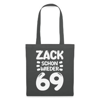 Zack 69 again! Birthday - Tote Bag - graphite grey - Front
