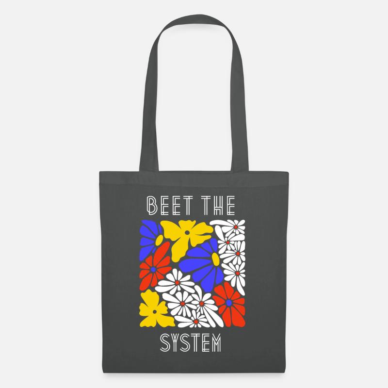 Beet the system - Tote Bag - graphite grey