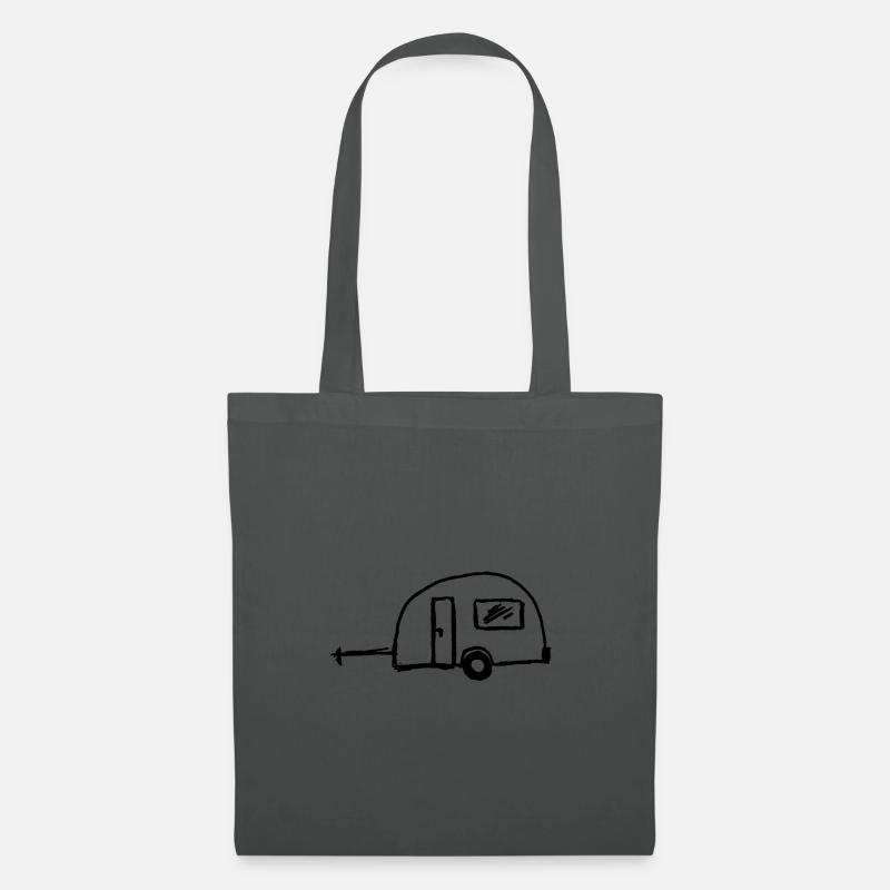 wohnwagen - Stoffbeutel - Graphite