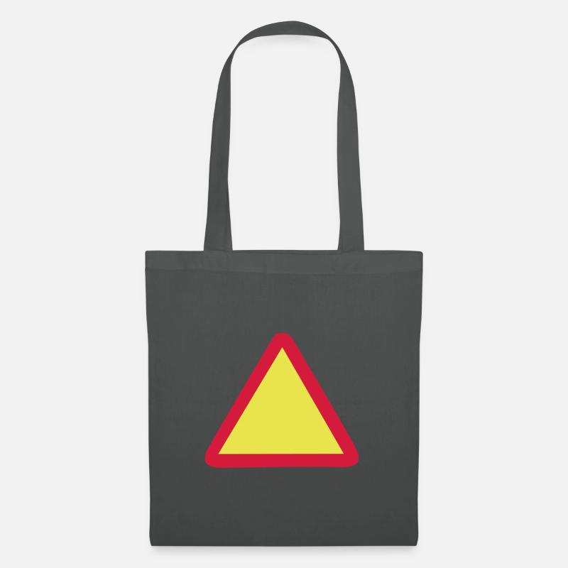 blanco schild - Stoffbeutel - Graphite