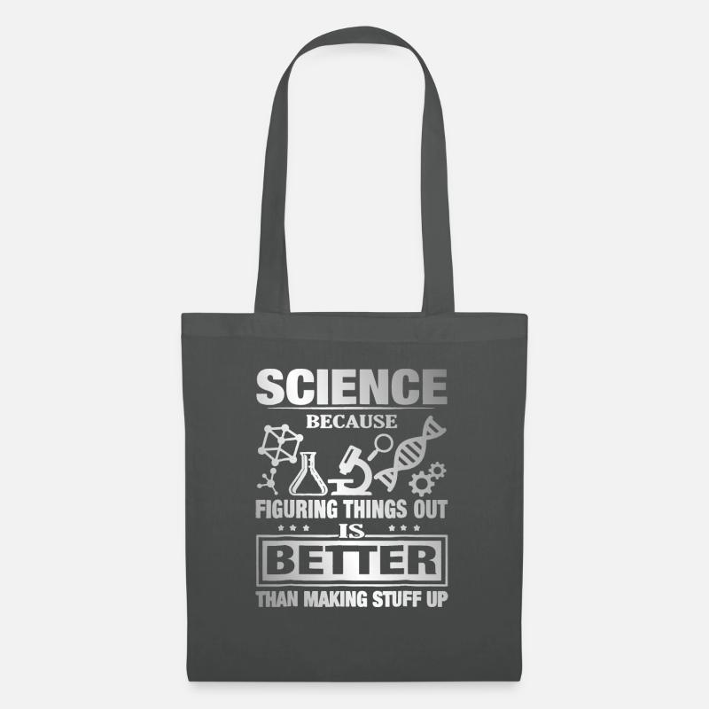 Science figuring better stuff up - Stoffbeutel - Graphite