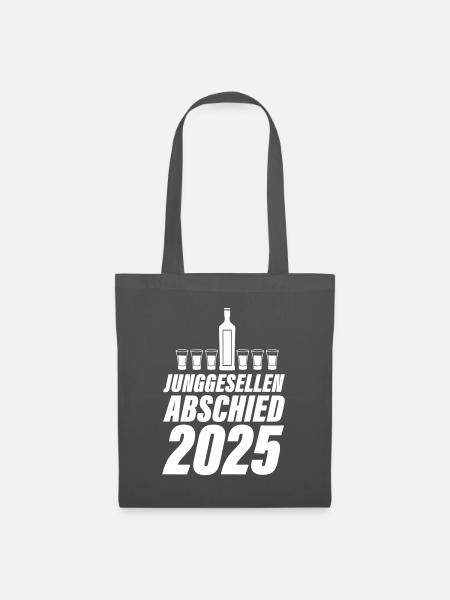 Junggesellen Abschied 2025 - Stoffbeutel - Graphite