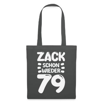 Zack 79 again! Birthday - Tote Bag - graphite grey - Front