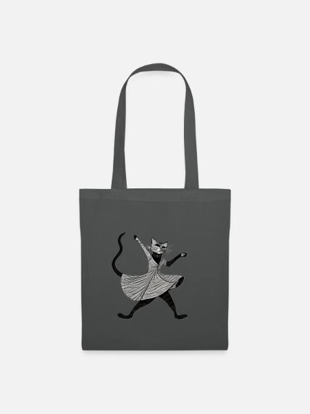 Tango Kater - Stoffbeutel - Graphite