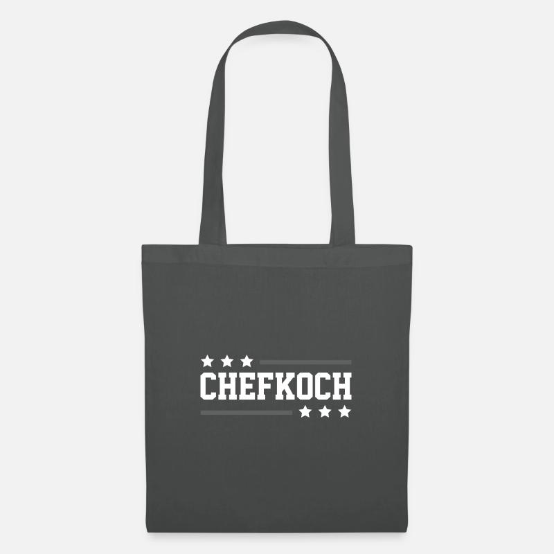Chefkoch Kochen - Stoffbeutel - Graphite