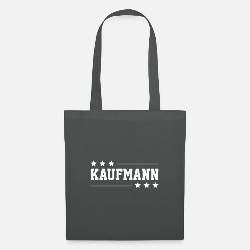 Kaufmann Beruf - Stoffbeutel - Graphite