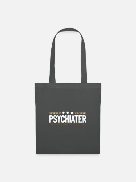 Psychiater Beruf - Stoffbeutel - Graphite