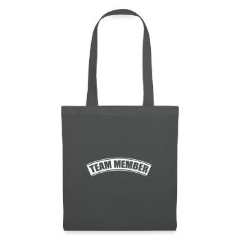 Membres de l’équipe - Sac en tissu - gris graphite - Devant