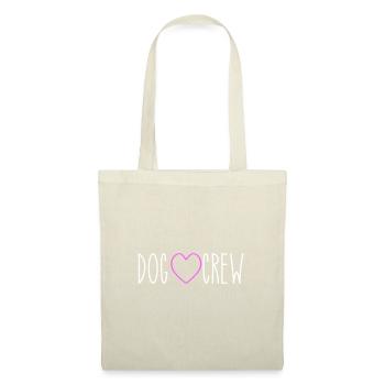 Dog Crew Herz - Stoffbeutel - Natur - Vorne