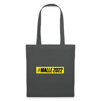 Malle 2022 - Stoffbeutel - Graphite - Vorne