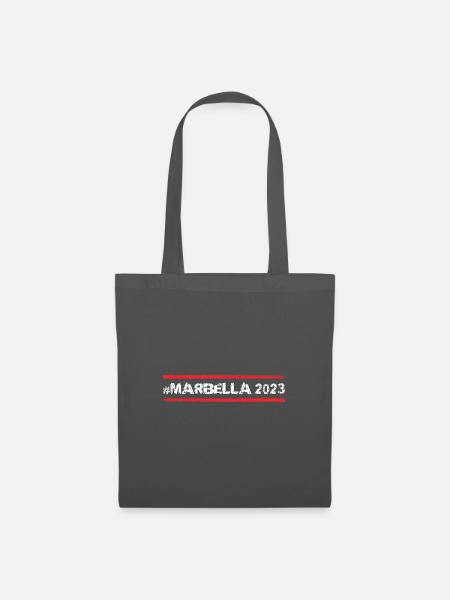 Marbella 2023 - Stoffbeutel - Graphite