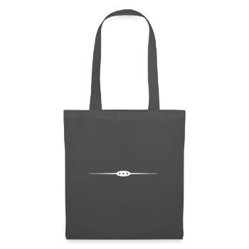 Ligne d’étoiles - Sac en tissu - gris graphite - Devant