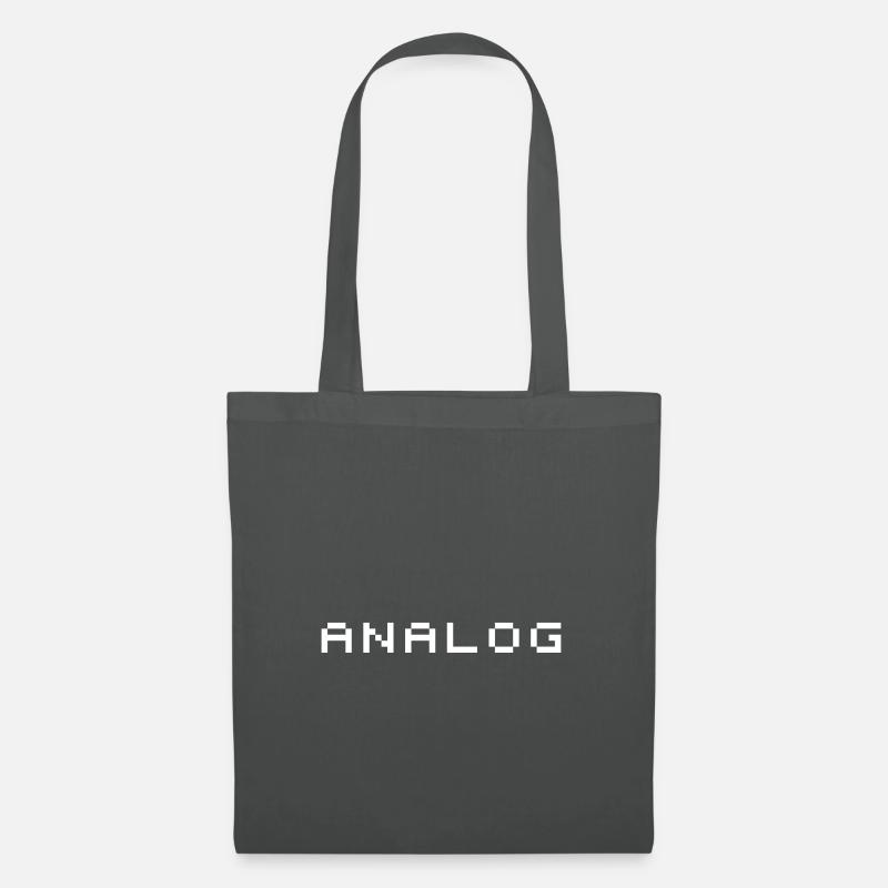 Analog - Stoffbeutel - Graphite