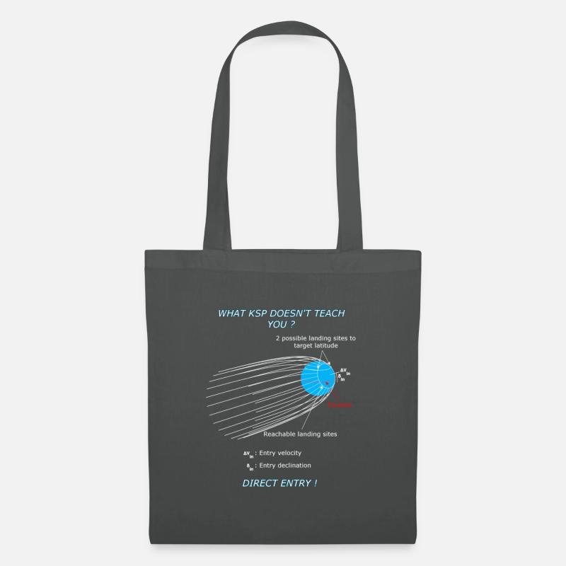 Direkt entry from space! - Stoffbeutel - Graphite