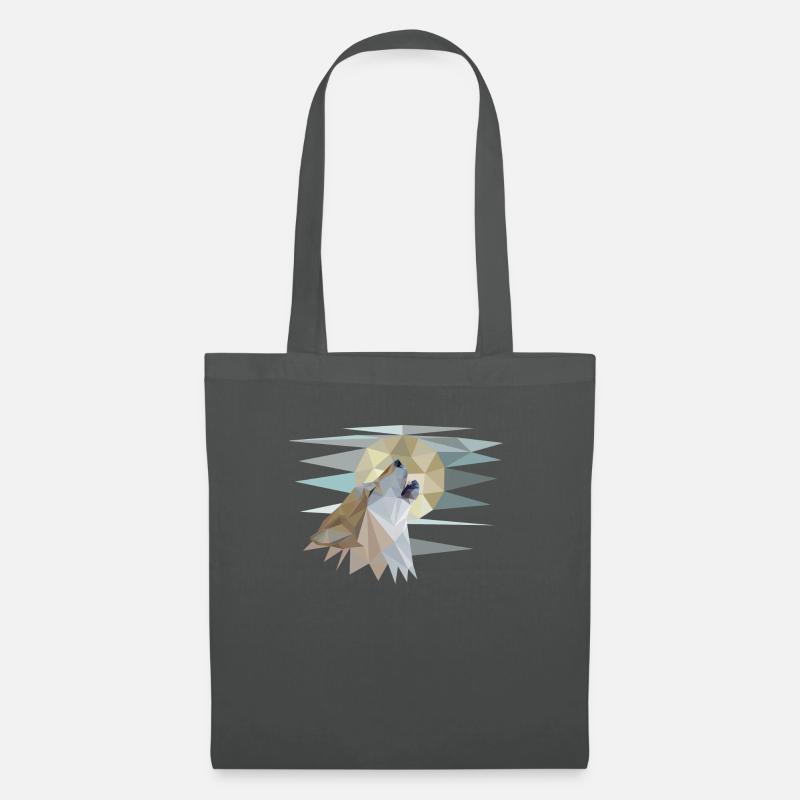 Howling Wolf - Stoffbeutel - Graphite