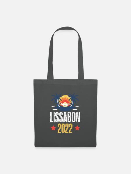 Lissabon 2022 - Stoffbeutel - Graphite