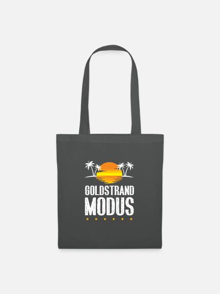 Goldstrand Modus - Stoffbeutel - Graphite