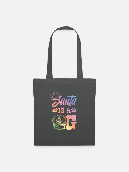 Santa is a OG - Stoffbeutel - Graphite