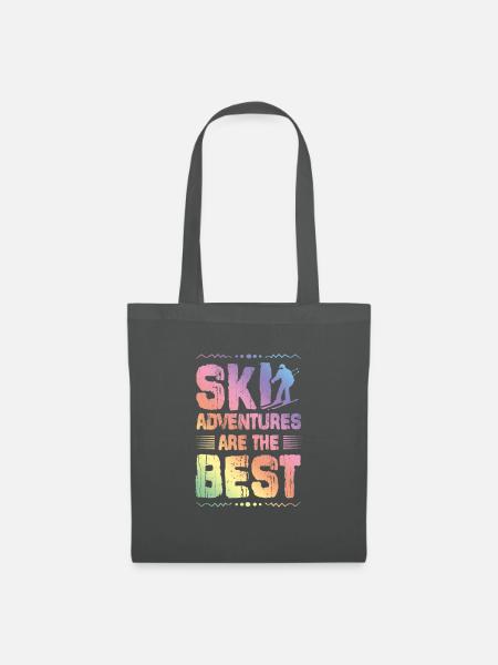 Ski Adventures - Stoffbeutel - Graphite