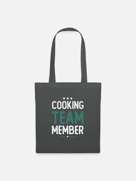 Cooking Team - Stoffbeutel - Graphite