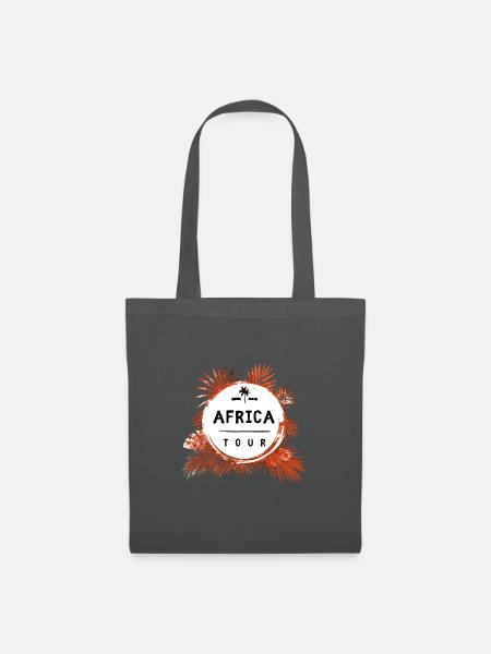 Afrika Tour Bunt - Stoffbeutel - Graphite