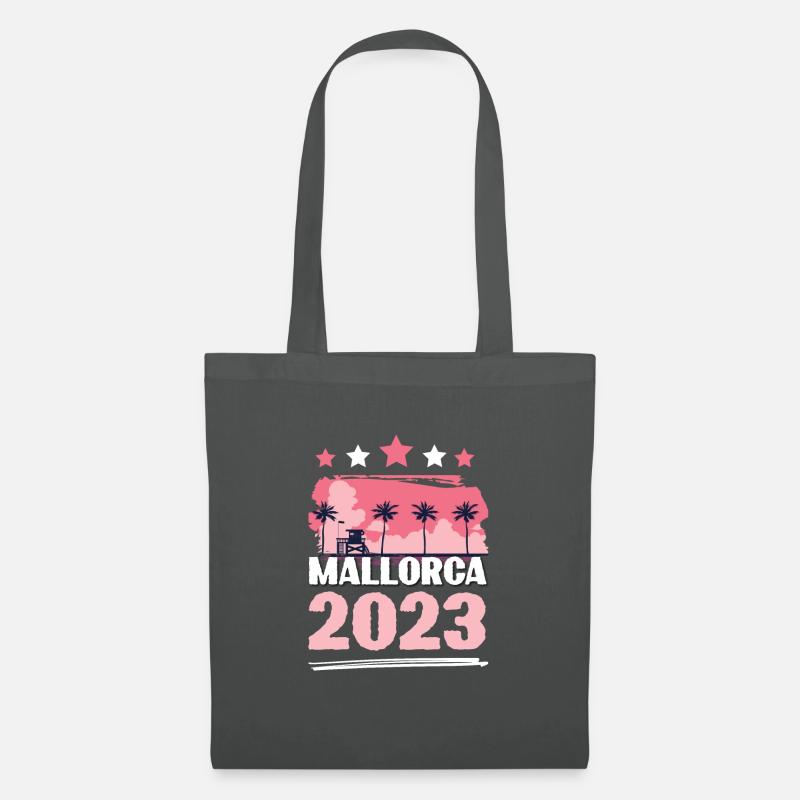 Mallorca 2023 - Stoffbeutel - Graphite