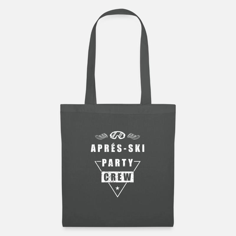 Apres Ski Team Spruch - Stoffbeutel - Graphite