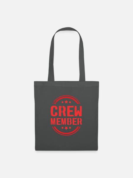 Crew Mitglied - Stoffbeutel - Graphite
