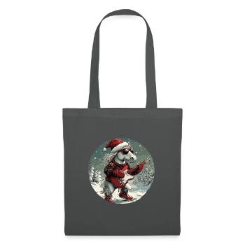 Horse Christmas Rocker Guitar - Tote Bag - graphite grey - Front