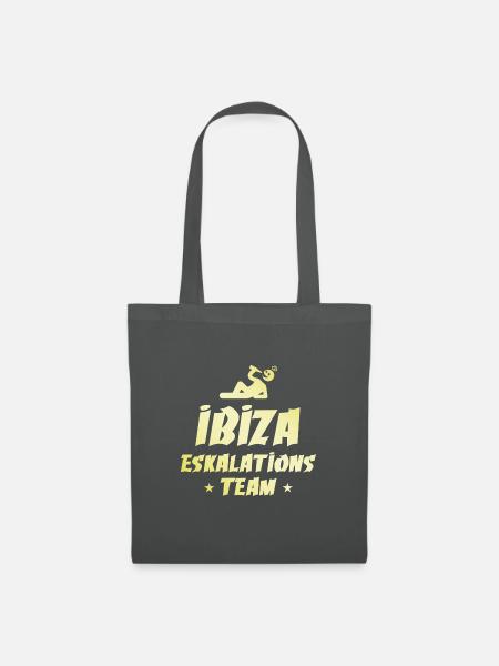 Ibiza Eskalation - Stoffbeutel - Graphite