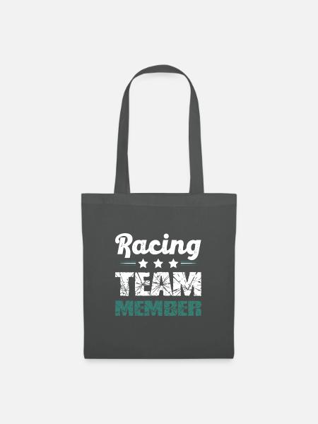 Racing Team - Stoffbeutel - Graphite