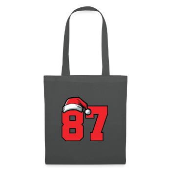 87 Number Christmas - Tote Bag - graphite grey - Front