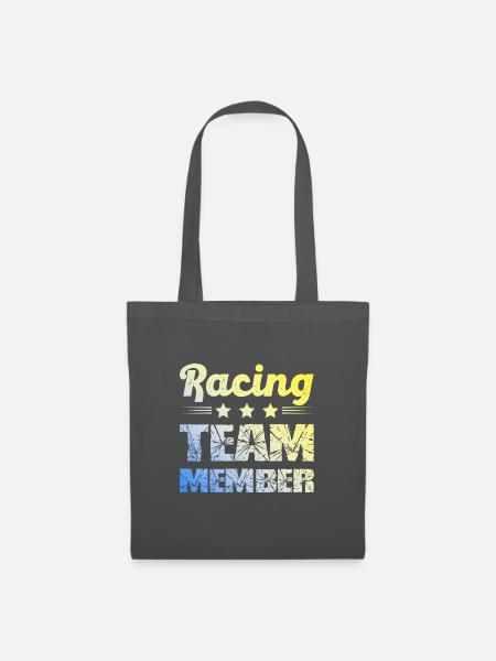 Racing Team - Stoffbeutel - Graphite